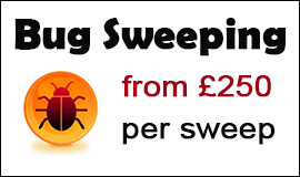Bug Sweeping Cost in Chorley